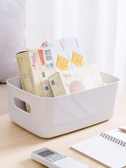 Storage box desktop miscellaneous storage box thickened kitchen storage box household plastic clothing and cosmetics storage box