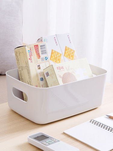 Storage box desktop miscellaneous storage box thickened kitchen storage box household plastic clothing and cosmetics storage box