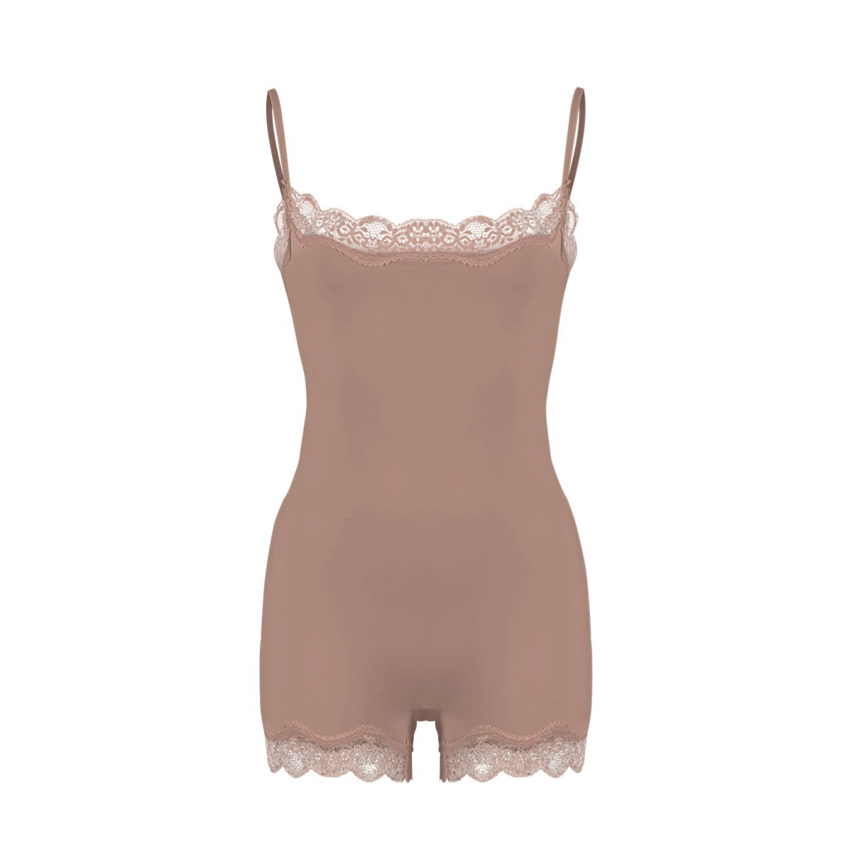 Shapewear bodysuit, corrective lace one-piece, lifting effect, women's slimming control