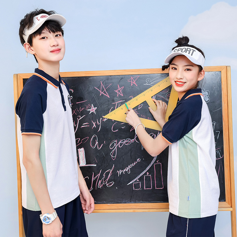 瀾洋貝小学校卒業シーズン幼稚園服装クラス服制服小学生夏服中学生オーダーメード夏|undefined