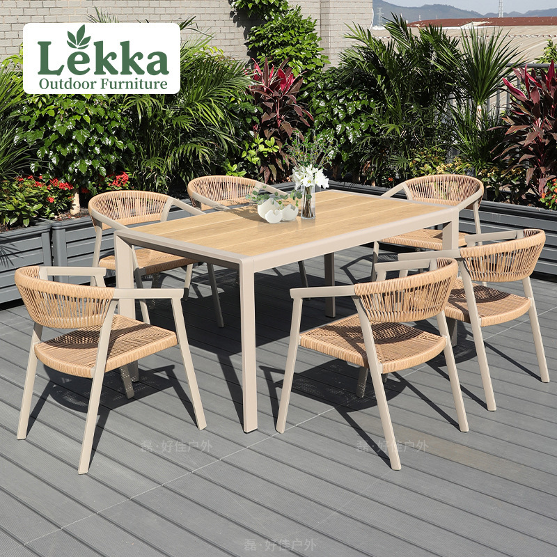 Factory Direct Sales of Customized Outdoor Tables and Chairs, Courtyard Outdoor Balcony Leisure Tables and Chairs, Rattan Chair Sets, Outdoor Garden Furniture