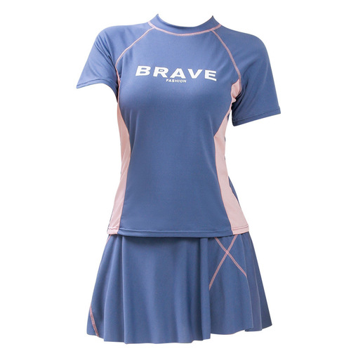 Women's Split Suit Popular Sports Slimming Stomach Covering Fashion Conservative Small Bust Skirt Style Swimsuit Hot Spring Swimsuit Wholesale