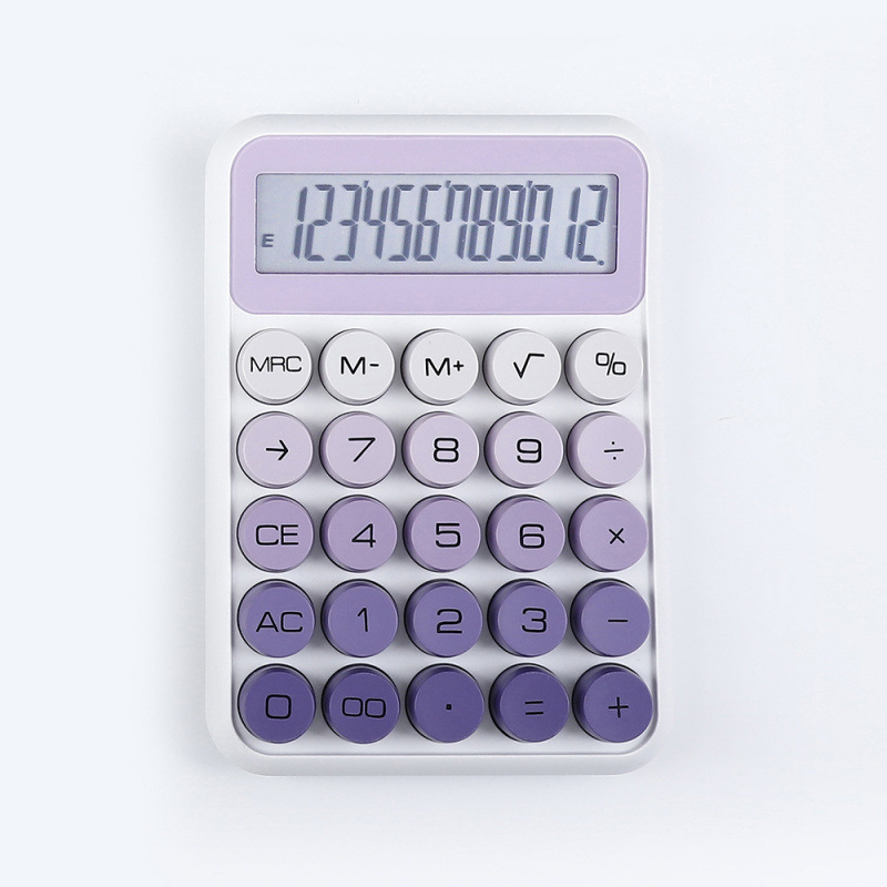 Calculadora de teclado mecánico de dopamina computadora portátil especial para exámenes de estudiantes calculadora de pantalla grande de 12 bits