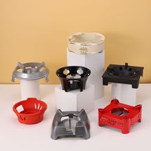 酒精炉架固体酒精炉便携小火锅酒精圆炉加厚餐厅家用干锅锅炉热菜