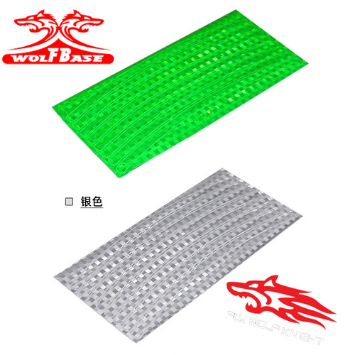 Bicycle reflective stickers, motorcycle tire stickers, mountain bike wheel reflective strips stickers, manufacturer custom wholesale