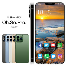 跨境手机i13 PRO MAX6.8寸大屏500万像素(1+8)安卓8.1一体机 新款