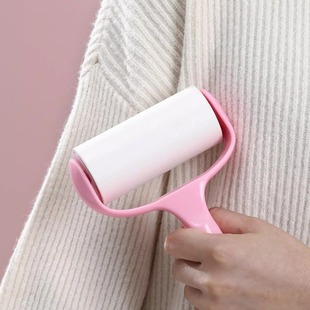 Roll Paper Tear-type Household Roller Brush Bristle Hair Removal and Dip Removal Hair Adhesive Roller Clothes Dust Adhesive Paper Suction Artifact
