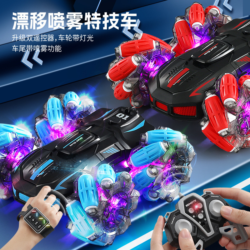 Children's remote control car toy gesture induction drift electric rolling stunt four-wheel drive off-road boy birthday gift