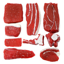 新鮮牛肉生豬肉模型假豬蹄豬肝豬心肉片排骨牛腩豬舌頭道具
