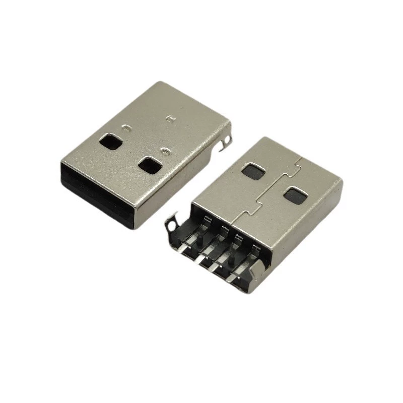 Считыватель карт U-образный USB 2.0AM гнездо A штекер Короткий штекер штекерный разъем Тип разъема Плата Патч-коннектор