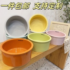 BDの大きい犬の碗の陶磁器のペットの碗の大容量の大口径は食糧を食べて水を飲む碗の犬の食器を食べてひっくり返して高くなることを防ぎます。
