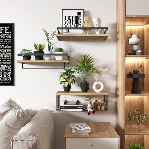 Iron wall shelf, bathroom wall towel rack, washroom supplies storage shelf, wall decoration rack