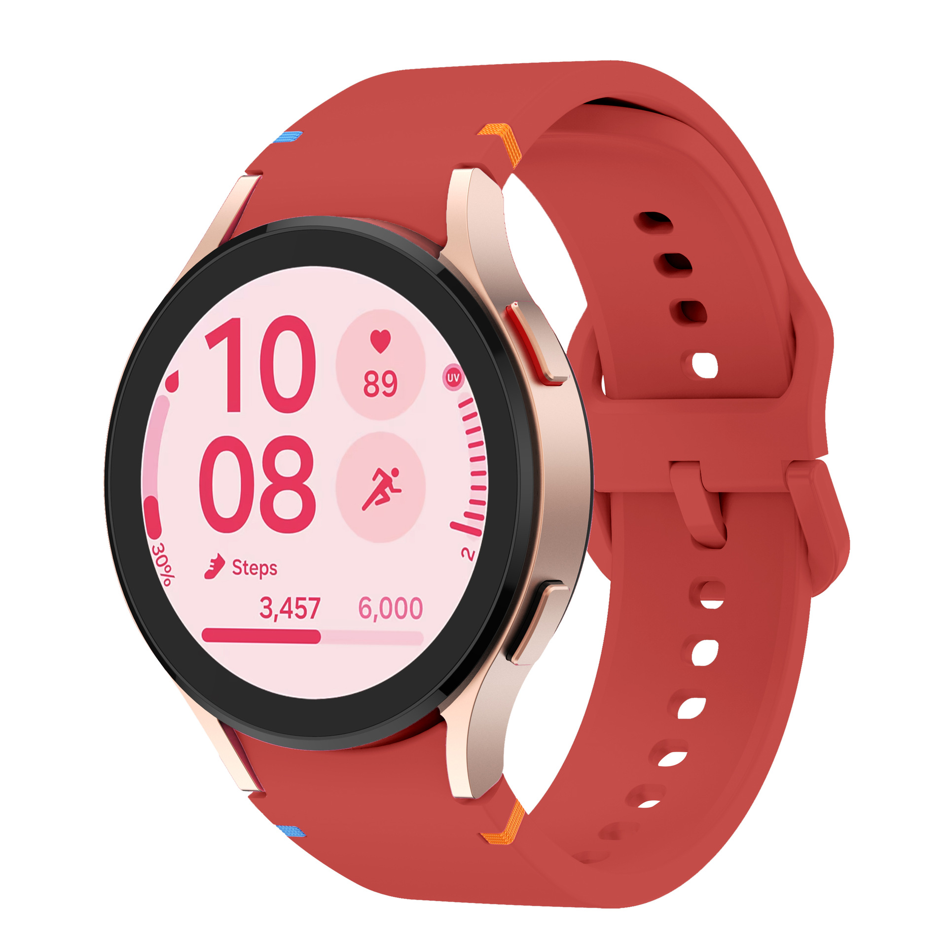 This is suitable for replacing the curved seam plain texture of the watch strap on Samsung watch7, watchFE, watch6 and watch5 undefined