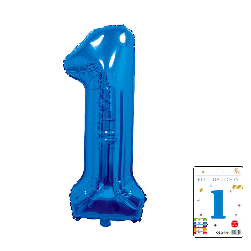 Globo digital de 32 pulgadas, embalaje de tarjeta de papel independiente, versión estadounidense, película de aluminio delgada, embalaje fino, papel de aluminio, globo de cumpleaños