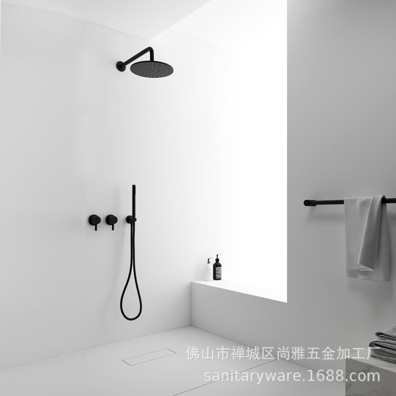 Exported to Australia and New Zealand Watermark Hidden Shower Head Australian Certified Hotel In-Wall Shower Head