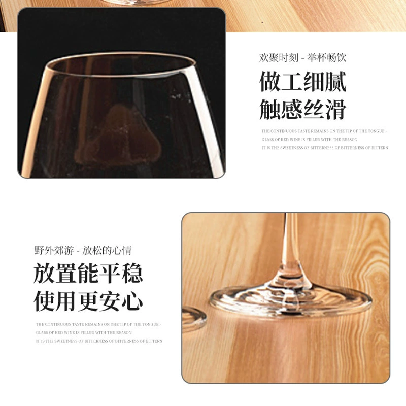 Crystal wineglass, glass gift box