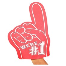 eva异形海绵手掌 冲压成型海绵手套海绵手指 pu助威加油泡沫棉