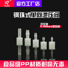 塑料泄压阀钢珠单向阀气体止回阀液体止水压力控制止逆阀耐臭氧机