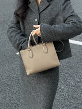 驴家丛林包大象灰onthego简约大容量单肩手提托特包真皮女包