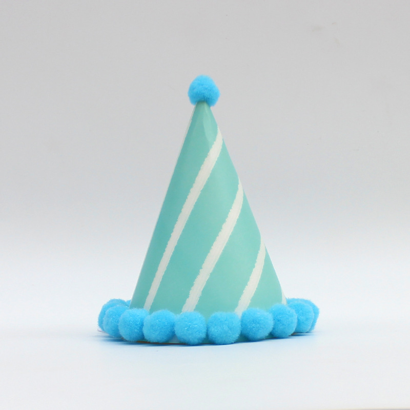 Pequeño sombrero de pelo fresco sombrero de fiesta sombrero de cumpleaños sombrero de actividad infantil sombrero de fiesta sombrero de punta