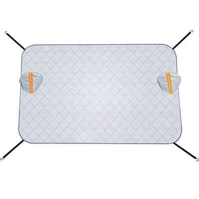 cotton quilt snow cover, front: Car snow shield