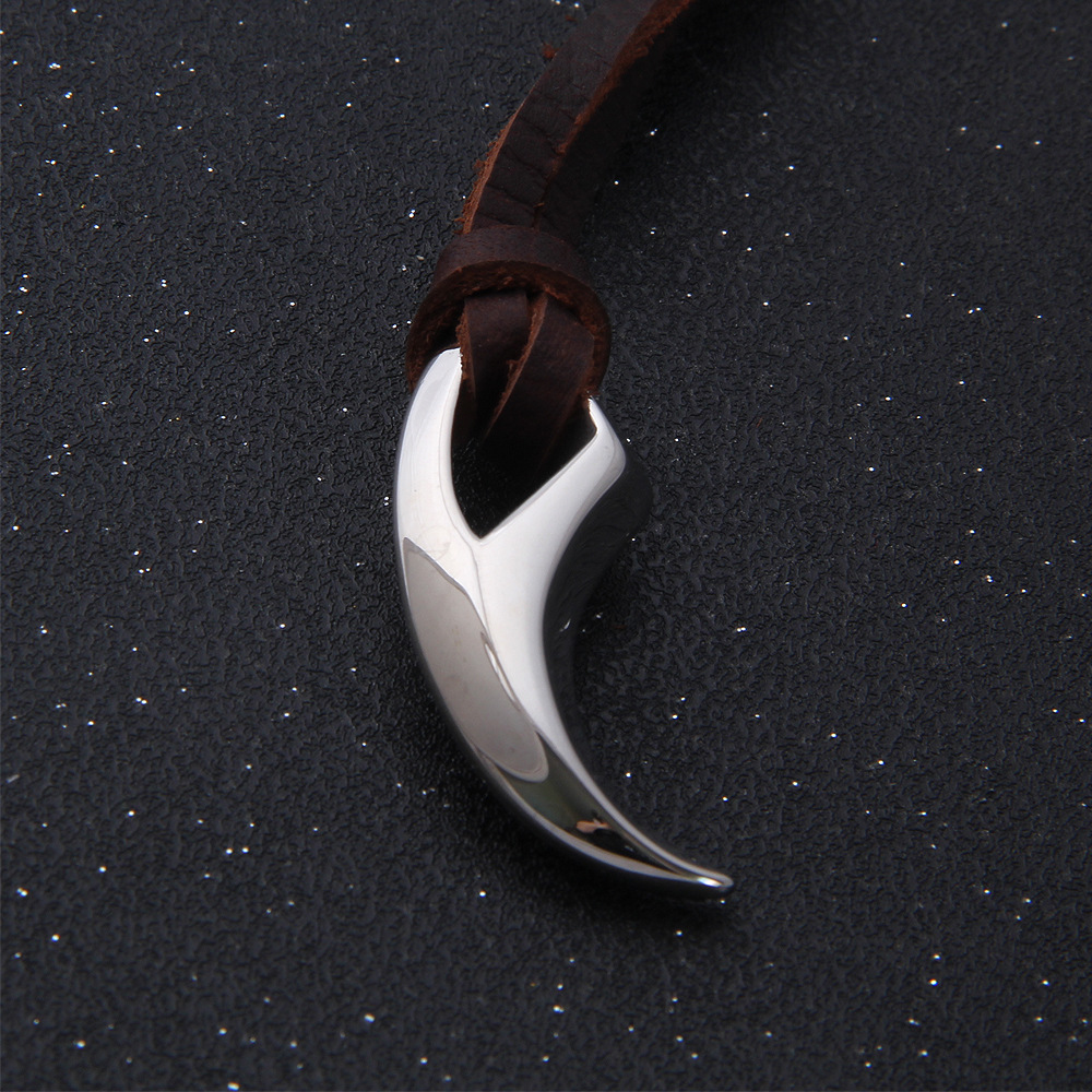 Wolf Tooth Pendant Necklace Image 2