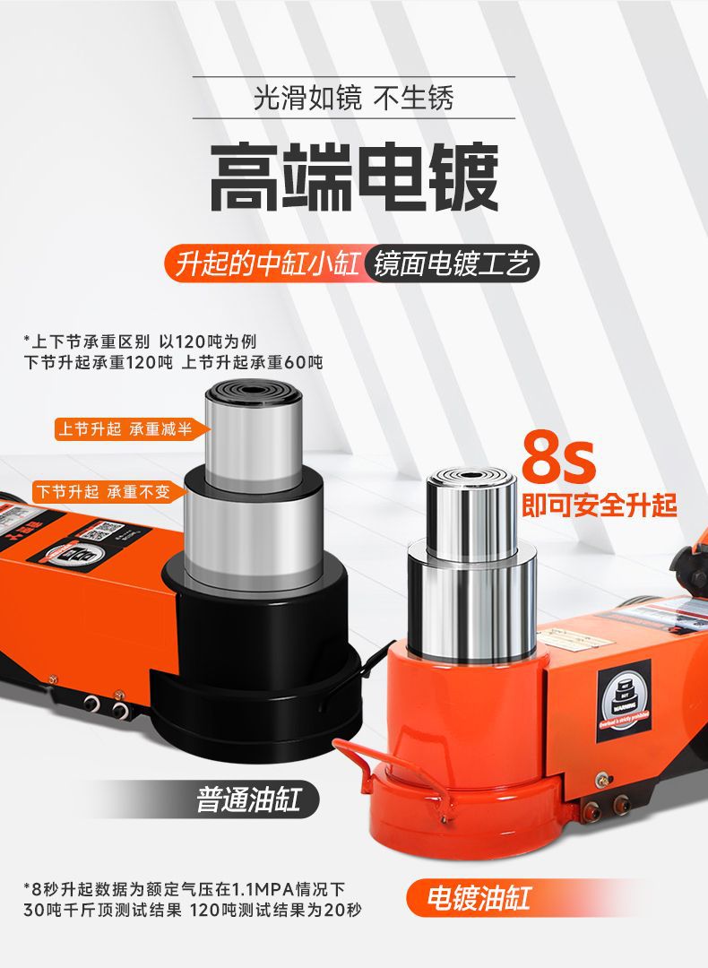 New Pneumatic Hydraulic Horizontal 0kg Ton Cart Dedicated for All Types of Models