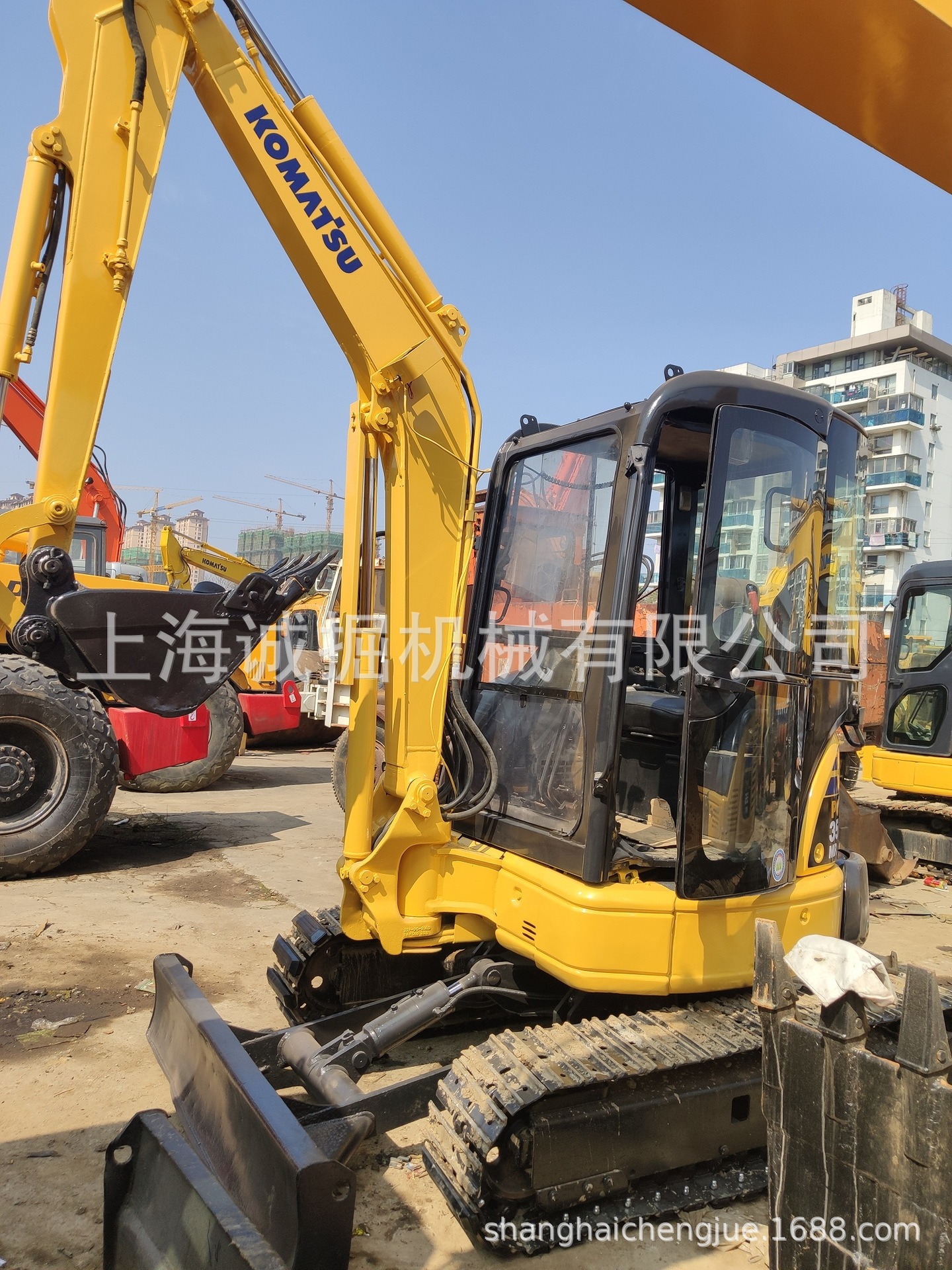 KOMATSU小松PC35二手挖掘机 二手微小型挖机 钩机