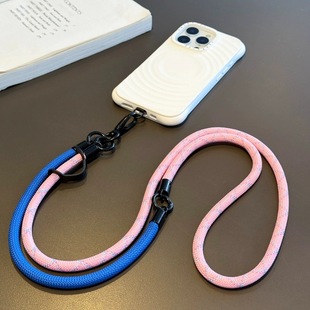 Outdoor Mountain-Style Mobile Phone Lanyard Cross-Body Detachable Hanging Neck Hand Rope Multi-Functional Creative Anti-Lost and Sturdy Camera Shoulder Strap