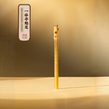 一举夺魁笔达人款朱炳仁铜国潮铜笔中性笔金属礼盒装