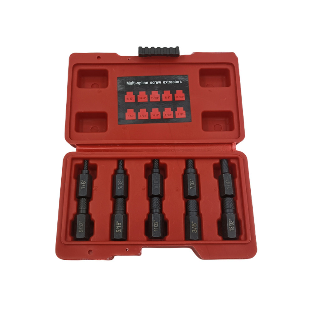 10件套内六角断头螺丝螺母取出器电动扳手汽修工具套装五金配件