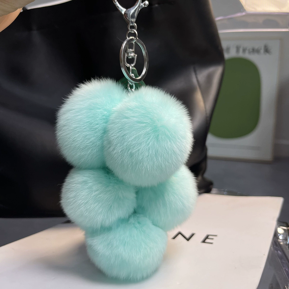 Cute plush fruit pendant, bag decoration, keychain, accessory