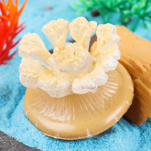 Aquarium decoration simulation ornaments marine animal model jellyfish jellyfish starfish octopus conch sea anemone coral