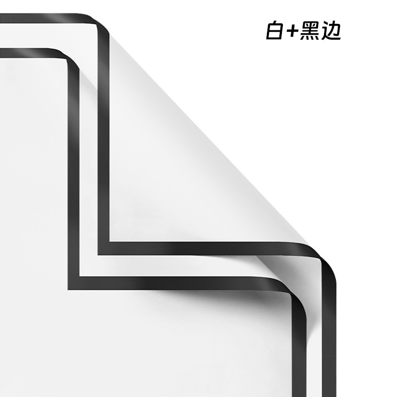 Papel Ouya Papel liso coreano Embalaje de flores Florería impermeable de dos colores Paquete de ramo Papel de flores Papel de regalo Material de embalaje de regalo