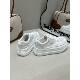 Bamu Show Thick Bottom Fried Street sneaker Women's 2025 Spring New Genuine Leather Mesh Fashion Height Increasing Casual Shoes for Women