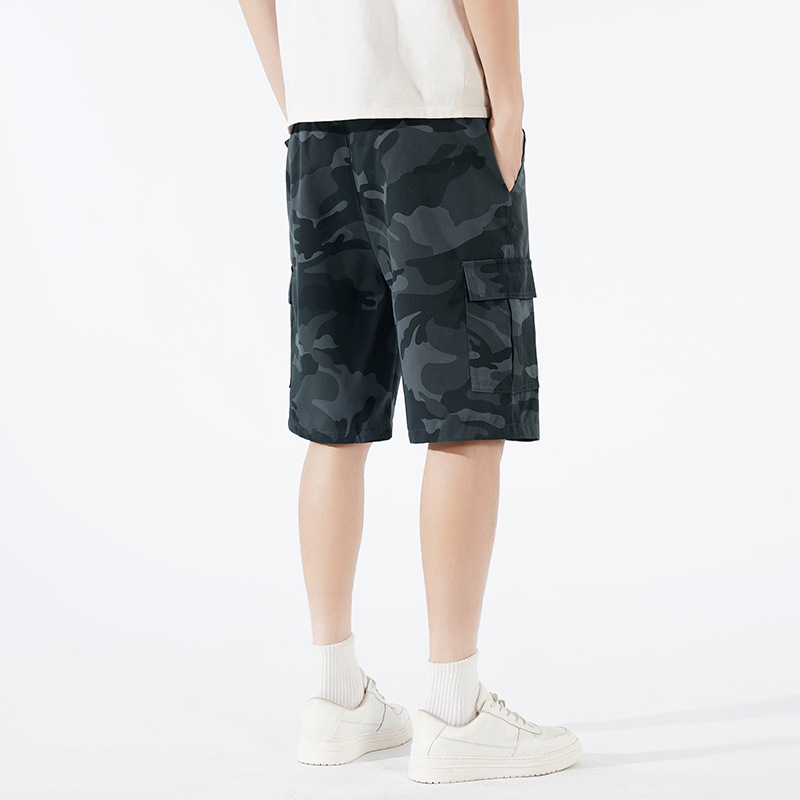 Pantalones cortos europeos para hombres, ropa deportiva casual, pantalones de camuflaje para correr, pantalones de secado rápido, comercio exterior, pantalones de playa para hombres transfronterizos image 5