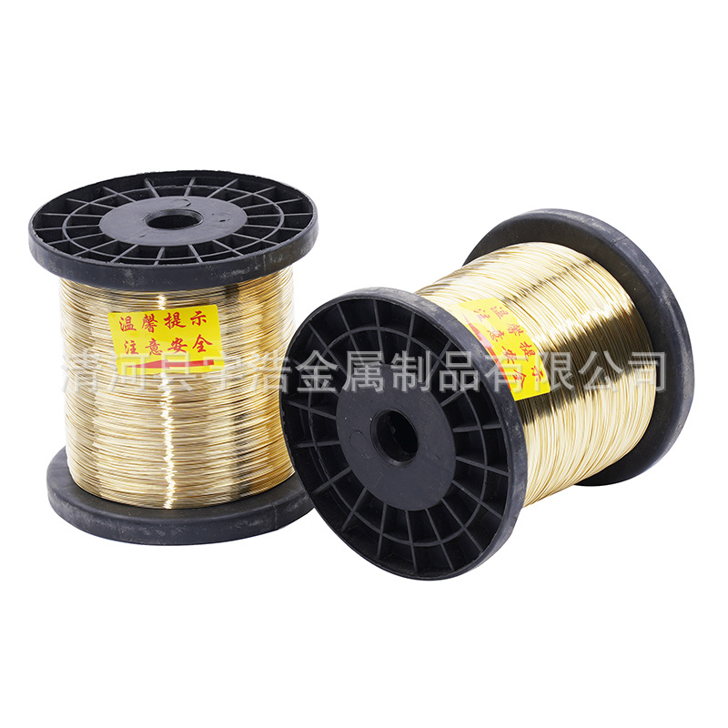 【3kg*6只/箱】镀铜钢丝 0.5mm 建筑电梯放线吊线钢丝0.5mm