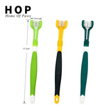 Двусторонняя силиконовая зубная щетка для полости рта