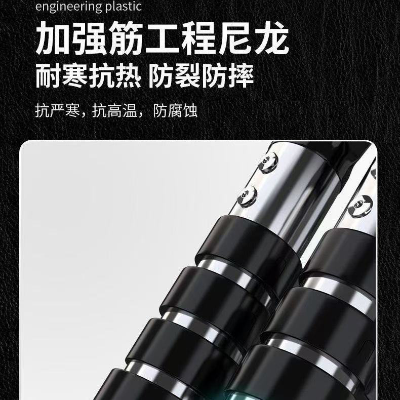 Escalera telescópica de ático multipropósito elevadora plegable de acero inoxidable escalera recta escalera portátil interior