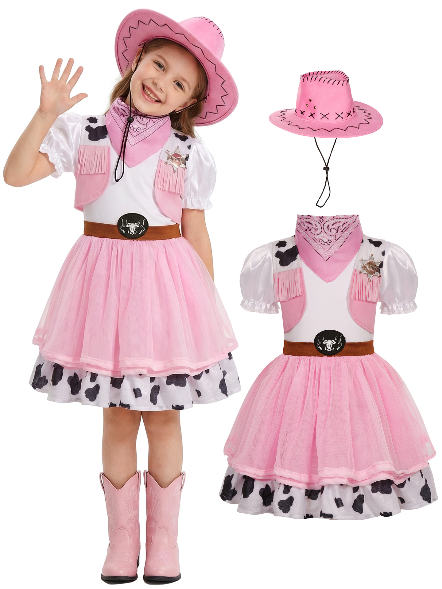 Children's denim skirt