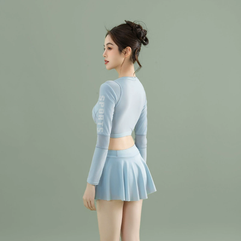 Swimwear, split set, long-sleeve, wholesale, fitted