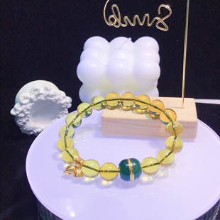 10 12mm Mexican Lamper DIY Bracelet Bracelet Accessories S925 with Stone Emerald Blue Water Burger Beads