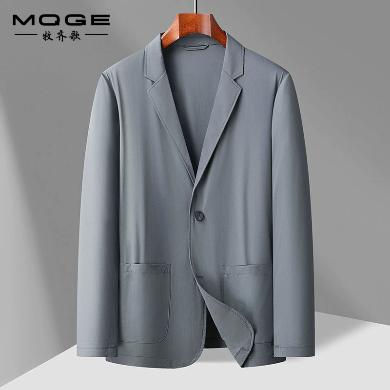 2024 новый летний солнцезащитный крем быстрюхие эластичные повседневные легкие бизнес-костюмы одиночные западные молодежные мужские куртки