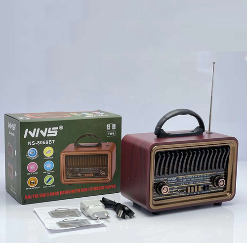 Retro Nostalgic Bluetooth Speaker Portable Wireless Mini Speaker Radio Creative Gift Computer Desk Car Speaker