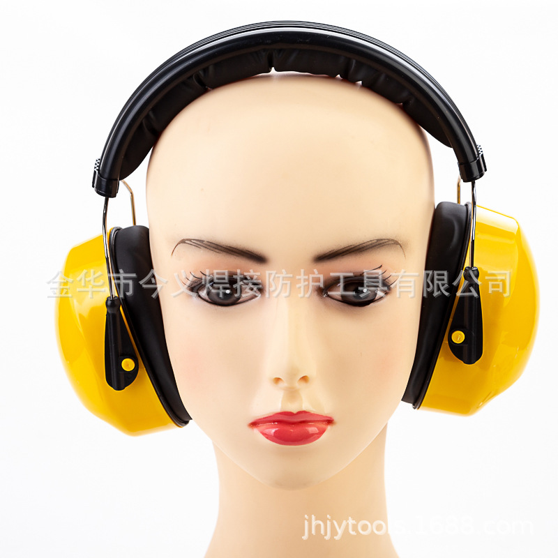 供应防噪音耳罩，高档舒适PU皮支架，ABS可折叠耳罩隔音效果佳
