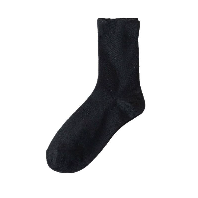 无 Summer thin white knee socks for pregnant, mid-length