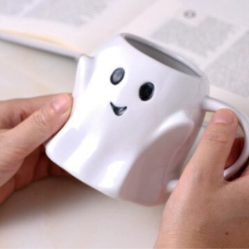ハロウィーンプレゼントのアイデアは妖精陶磁器カップかわいい幽霊漫画マークカップ朝食カップを責める|undefined