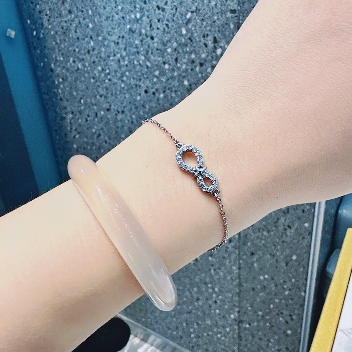 Teemantkäevõru naistele sädelev täht elegantsed ehted_voghion.com