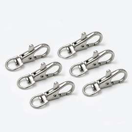 厂家批发锌合金勾扣小狗扣吊绳配件宠物扣箱包电镀鱼眼扣钥匙扣头