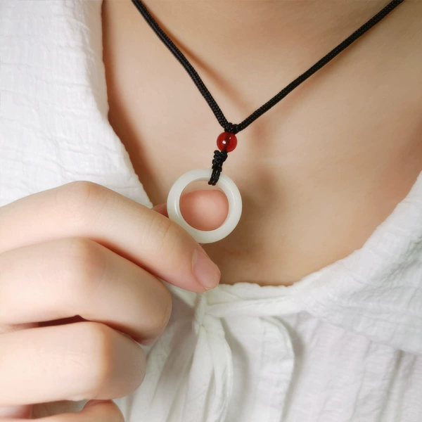 [单人白色戒指项链【无赠品】]
